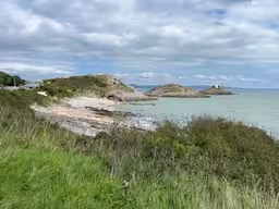 Image of a beach and blue space